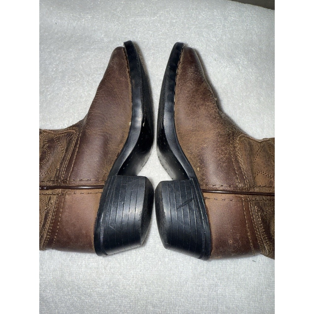 Masterson Boot Co‎ Size 8.5 M Brown Toddler Cowboy Boots - Picture 5 of 9